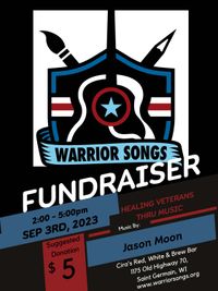 Warrior Songs Fundraiser w/Jason Moon @Cira's Red, White & Brew Bar