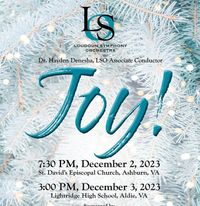 The Loudon Syphony Orchestrs presents its holiday concert:   Joy!