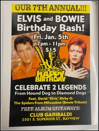 David Bowie & Elvis Presley Birthday Bash 