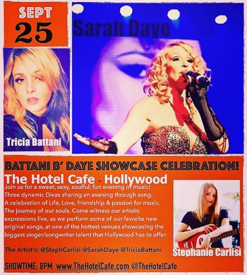 Hotel Cafe Daye Feature Hollywood!
