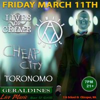 Lives of Crime/Always Manic/Cheap City/Toronomo
