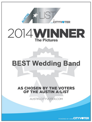 voted Best Wedding Band Austin TX 2023