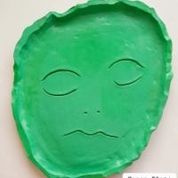 Green Face Plate Character {1}
