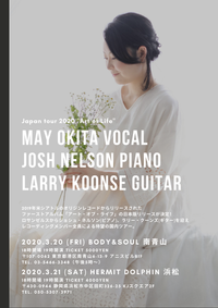 May Okita(vocal), Josh Nelson(piano), Larry Koonse(guitar)　