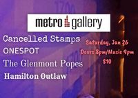 Cancelled Stamps w/Onespot, The Glenmont Popes, Hamilton Outlaw