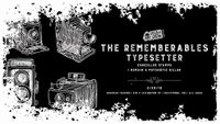 Cancelled Stamps w/Rememberables, Typesetter, I Remain a Psychotic Killer