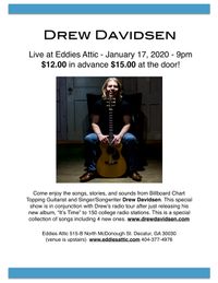 Drew Davidsen live at Eddies Attic 