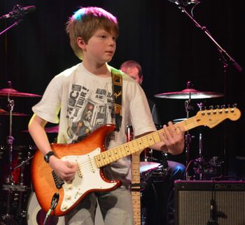 Lee's first gig at age 11!
