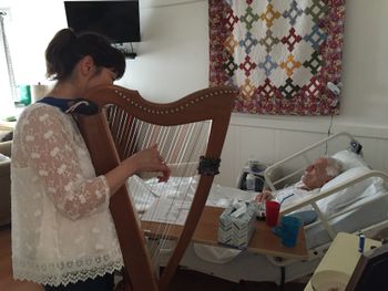 Hospice - harp therapy
