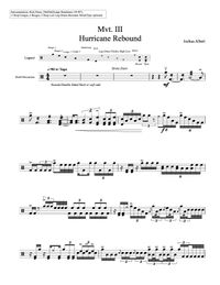 "Hurricane Rebound" for Multi Percussion and Tape