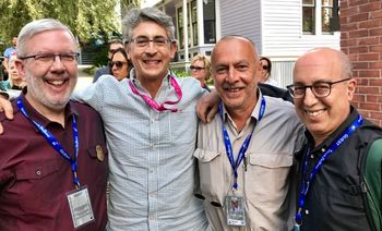 Leonard Maltin, Alexander Payne, Paolo Cherchi Usai at Telluride
