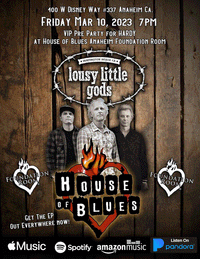 VIP Pre and Post Show Parties for HARDY at House of Blues Anaheim Foundation Room