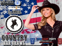 Labor Day Weekend Country Bar Crawl in Ventura with lousy little gods