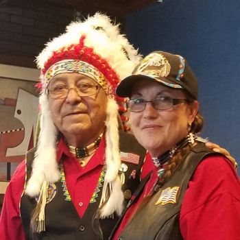 Larry Montoya, Marine & Hopi Nation, worked with Ann on her video, "Never Broken" about Code Talkers.
