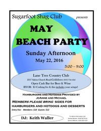 Sugarfoot Shag Club -Beach Party       