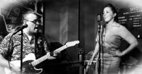 Sister Suzie and Jim Hammond play the blues at Whats Cookin'