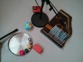 Percussion perceived in The Green Room
