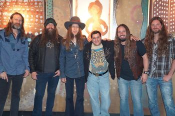with my musical heroes, Blackberry Smoke 2/2014
