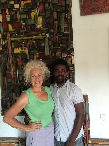 with Artist in Nola
