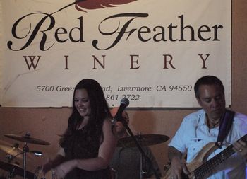 Red Feather Winery performance with the full band.
