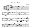 Printable Sheet Music - Once, In A Dream (Complete EP)