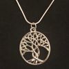 Tree of Life necklace (large icon, silver-plated, 22" chain)