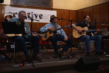 Wyoming Area Creative Arts Community Songwriters in the round series with Greg Stein & Paul Dennison February - Photo by: Ben Andersen
