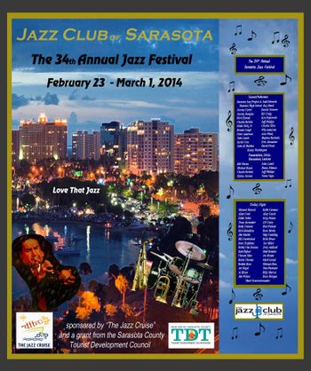 Feb/Mar 2014 34th Sarasota Jazz Festival
