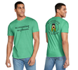 Screaming Orphans Color Logo Shirt - Heather Irish Green, Heather Radiant Orchid