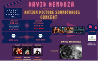 David Mendoza presents “Motion picture soundtracks concert”