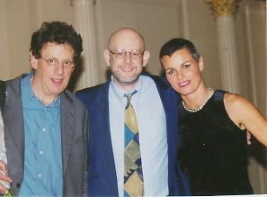 With Phillip Glass and Alexandra Montano
