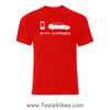 "Stay Charged" Model 3 T Shirt - Red- CLEARANCE