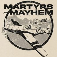 Martyrs for Mayhem 3" x 3"  Fighter Pilot Sticker