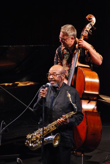 With one of the giants, James Moody
