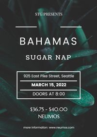 STG Presents: Bahamas with Sugar Nap