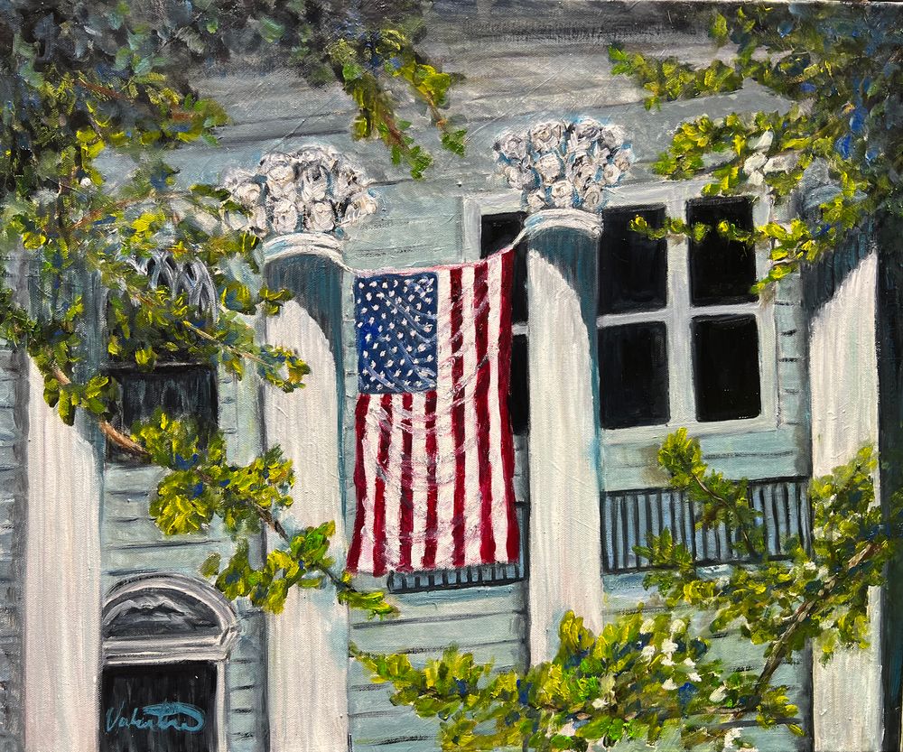 Old Glory, Oil, 20x24, $480