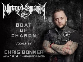 ASHTRAEL is the vocalist of Germany's Agathodaimon. Ash recorded with When the World burns their first single ever THE BLOOD OWL and is now joining us again on Boat Of Charon. All vocals were recorded at Kohlekeller studios Germany