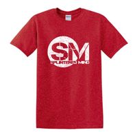 red SM logo T-shirt small