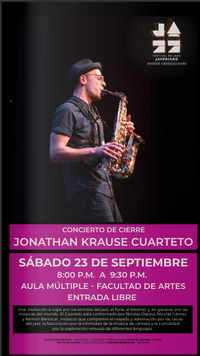 Jonathan Krauss cuarteto - Festival de jazz de la Universidad javeriana