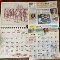 1976 & 1977 Allin Brothers Calendars RARE!!!