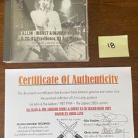 SEALED Signed LAMY Insult & Injury Vol 3 ORIGINAL w/ COA: CD