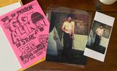 GG Allin 1991 Unreleased Photo (w/ accessory pack) from Murder Junkies Photoshoot Hand #'d 8x10 with repro-REPO flyer - Photo printed from original Negative