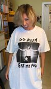 GG Allin Eat My Fuc 1989 Classic Repro Shirt