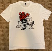 OFFICIAL Jeff Clayton 1988 Hand Drawn Design on white Tee