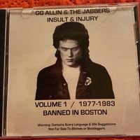 Insult & Injury Volume 1 Banned in Boston 1977-1983: CD - Running Low!