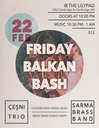 Friday Balkan Bash w/ Sarma Brass Band