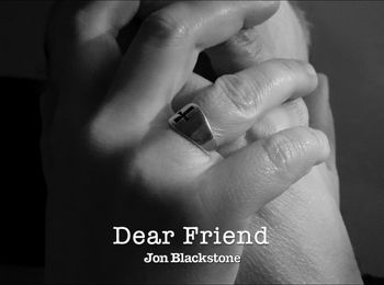 Cover art for the single release of "Dear Friend".
