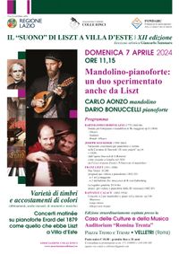 Carlo Aonzo mandolino & Dario Bonuccelli pianoforte