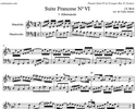 J. S. Bach - Suite Francese n. 6  BWV 817 - Mandolino e Mandoloncello/Violoncello