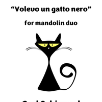 Carl Schimmel - Variations on "Volevo un Gatto Nero" 「黒猫のタンゴ」 による変奏曲 for Mandolin Duo 